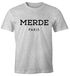 Merde Paris Herren T-Shirt Fun-Shirt Moonworks®preview