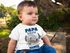 Moonworks® Baby T-Shirt Papa Ich habe versucht das beste Geschenk  zu finden Vatertag Spruch lustig Babyshirt Jungen Mädchen Shirtpreview