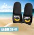 Moonworks® Badeschlappen mit Apfel-Banane Motiv Badelatschen mit witzigem Aufdruck Unisex Pool Slides für Männer & Frauen preview