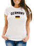Moonworks® Damen Deutschland Fan-Shirt T-Shirt Fußball WM EM Fan-Trikot Weltmeisterschaft Weltmeisterschaftpreview