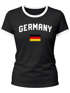 Moonworks® Damen Deutschland Fan-Shirt T-Shirt Fußball WM EM Retro Fan-Trikot Weltmeisterschaft Weltmeisterschaftpreview