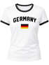 Moonworks® Damen Deutschland Fan-Shirt T-Shirt Fußball WM EM Retro Fan-Trikot Weltmeisterschaft Weltmeisterschaftpreview