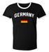 Moonworks® Herren Deutschland Fan-Shirt T-Shirt Fußball WM EM Retro Fan-Trikot Weltmeisterschaft Europameisterschaftpreview