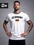 Moonworks® Herren Deutschland Fan-Shirt T-Shirt Fußball WM EM Retro Fan-Trikot Weltmeisterschaft Weltmeisterschaftpreview