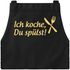 Moonworks® Kochschürze Grill-Schürze für Männer lustig mit Spruch Ich koche du spülst" Baumwollschürze Moonworks®preview