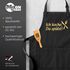 Moonworks® Kochschürze Grill-Schürze für Männer lustig mit Spruch Ich koche du spülst" Baumwollschürze Moonworks®preview