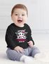 Moonworks® personalisiertes Baby Langarmshirt mit Namen und Alter Baby-YodaGeburtstagsshirt Mädchen Geschenkpreview