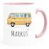 Namenstasse Camping Bus Camper personalisierte Kaffee-Tasse mit Namen persönliche Geschenke SpecialMe®preview