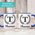 Namenstasse personalisierte Kaffee-Tasse mit Namen Buchstabe persönliche Geschenke für Männer Bürotasse SpecialMe®preview