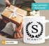 Namenstasse personalisierte Kaffee-Tasse mit Namen und Initiale Monogramm persönliche Geschenke SpecialMe®preview