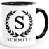Namenstasse personalisierte Kaffee-Tasse mit Namen und Initiale Monogramm persönliche Geschenke SpecialMe®preview