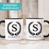 Namenstasse personalisierte Kaffee-Tasse mit Namen und Initiale Monogramm persönliche Geschenke SpecialMe®preview