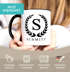 Namenstasse personalisierte Kaffee-Tasse mit Namen und Initiale Monogramm persönliche Geschenke SpecialMe®preview