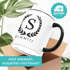 Namenstasse personalisierte Kaffee-Tasse mit Namen und Initiale Monogramm persönliche Geschenke SpecialMe®preview