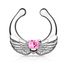 Nasenpiercing Nasenring Fake Piercing Septum Helix Flügel Herz Clip On Hangerpreview