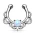 Nasenpiercing Nasenring Fake Piercing Septum Opal Septum Hangerpreview