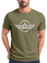 Neverless® Herren T-Shirt Airforce Aufdruck Emblem Fashion Streetstylepreview