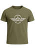 Neverless® Herren T-Shirt Airforce Aufdruck Emblem Fashion Streetstylepreview