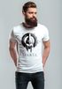 Neverless® Herren T-Shirt Aufdruck Sparta Helm Krieger Warrior Printshirt T-Shirt Used Look Slim Fit Fashion Streetstyle Neverless®preview