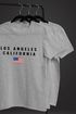 Neverless® Herren T-Shirt Bedruckt Schriftzug California Los Angeles USA Amerika Flagge Fashion Streetstylepreview