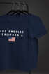 Neverless® Herren T-Shirt Bedruckt Schriftzug California Los Angeles USA Amerika Flagge Fashion Streetstylepreview