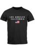 Neverless® Herren T-Shirt Bedruckt Schriftzug California Los Angeles USA Amerika Flagge Fashion Streetstylepreview