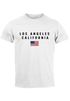 Neverless® Herren T-Shirt Bedruckt Schriftzug California Los Angeles USA Amerika Flagge Fashion Streetstylepreview