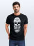 Neverless® Herren T-Shirt Moin Totenkopf Anker Skull Print Motiv Bartpreview