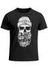 Neverless® Herren T-Shirt Moin Totenkopf Anker Skull Print Motiv Bartpreview