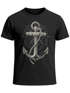 Neverless® Herren T-Shirt Print Aufdruck Anker Kompass Motiv Maritim Meer Fashion Streetstylepreview