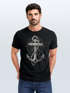 Neverless® Herren T-Shirt Print Aufdruck Anker Kompass Motiv Maritim Meer Fashion Streetstylepreview