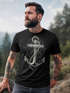Neverless® Herren T-Shirt Print Aufdruck Anker Kompass Motiv Maritim Meer Fashion Streetstylepreview