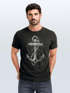 Neverless® Herren T-Shirt Print Aufdruck Anker Kompass Motiv Maritim Meer Fashion Streetstylepreview
