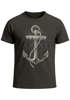 Neverless® Herren T-Shirt Print Aufdruck Anker Kompass Motiv Maritim Meer Fashion Streetstylepreview