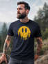 Neverless® Herren T-Shirt Sommer Sonne Outdoor Motiv Lustig Smiling Face Wald Fashion Streetstylepreview