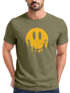 Neverless® Herren T-Shirt Sommer Sonne Outdoor Motiv Lustig Smiling Face Wald Fashion Streetstylepreview