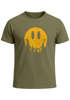Neverless® Herren T-Shirt Sommer Sonne Outdoor Motiv Lustig Smiling Face Wald Fashion Streetstylepreview