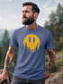 Neverless® Herren T-Shirt Sommer Sonne Outdoor Motiv Lustig Smiling Face Wald Fashion Streetstylepreview