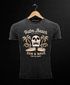 Neverless® Herren T-Shirt Surf-Motiv Totenkopf Palm Beach Vintage Shirtpreview
