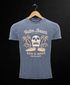 Neverless® Herren T-Shirt Surf-Motiv Totenkopf Palm Beach Vintage Shirtpreview