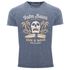 Neverless® Herren T-Shirt Surf-Motiv Totenkopf Palm Beach Vintage Shirtpreview