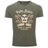 Neverless® Herren T-Shirt Surf-Motiv Totenkopf Palm Beach Vintage Shirtpreview