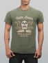 Neverless® Herren T-Shirt Surf-Motiv Totenkopf Palm Beach Vintage Shirtpreview