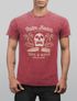 Neverless® Herren T-Shirt Surf-Motiv Totenkopf Palm Beach Vintage Shirtpreview