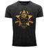 Neverless® Herren T-Shirt Totenkopf Vintage Tattoo Shirt Stay Wild Skull Print Used Look Slim Fitpreview
