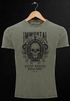 Neverless® Herren T-Shirt Vintage Shirt Printshirt Immortal Skull Vintage Warriors Totenkopf Aufdruck Used Look Slim Fitpreview