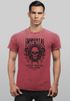 Neverless® Herren T-Shirt Vintage Shirt Printshirt Immortal Skull Vintage Warriors Totenkopf Aufdruck Used Look Slim Fitpreview