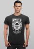 Neverless® Herren T-Shirt Vintage Shirt Printshirt Immortal Skull Vintage Warriors Totenkopf Aufdruck Used Look Slim Fitpreview