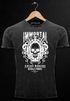 Neverless® Herren T-Shirt Vintage Shirt Printshirt Immortal Skull Vintage Warriors Totenkopf Aufdruck Used Look Slim Fitpreview