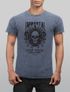 Neverless® Herren T-Shirt Vintage Shirt Printshirt Immortal Skull Vintage Warriors Totenkopf Aufdruck Used Look Slim Fitpreview